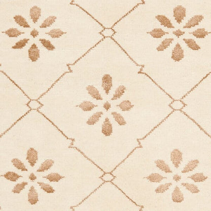 Safavieh Mosaic Mos154A Cream / Light Brown Floral / Country Area Rug