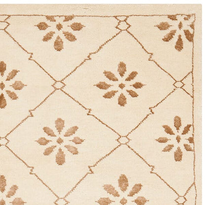 Safavieh Mosaic Mos154A Cream / Light Brown Floral / Country Area Rug