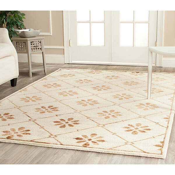 Safavieh Mosaic Mos154A Cream / Light Brown Floral / Country Area Rug