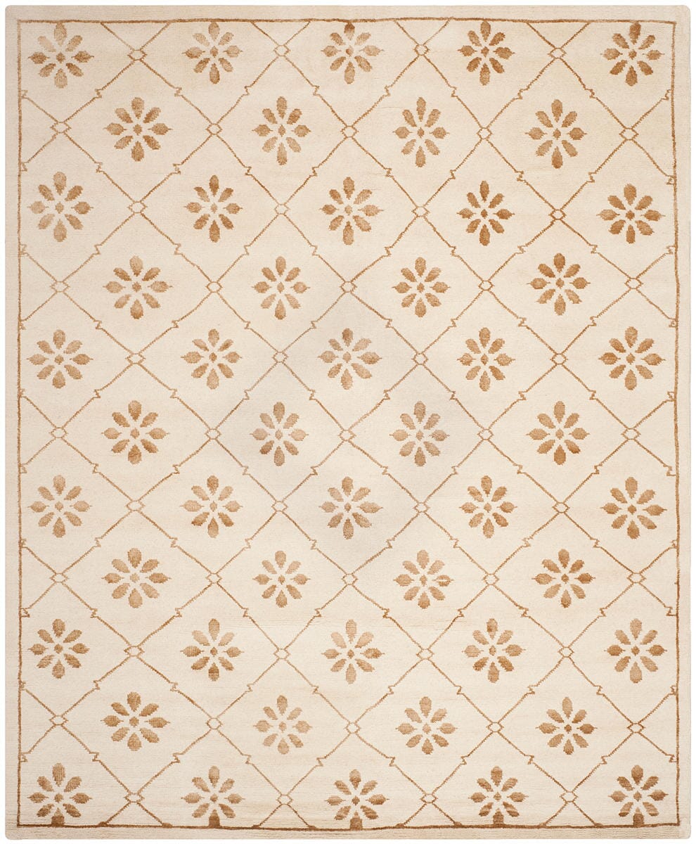 Safavieh Mosaic Mos154A Cream / Light Brown Rugs.