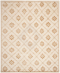 Safavieh Mosaic Mos154A Cream / Light Brown Floral / Country Area Rug