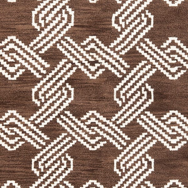 Safavieh Mosaic Mos156A Brown / Creme Damask Area Rug