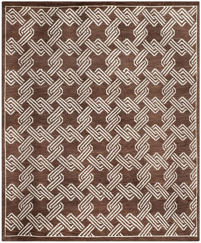 Safavieh Mosaic Mos156A Brown / Creme Rugs.