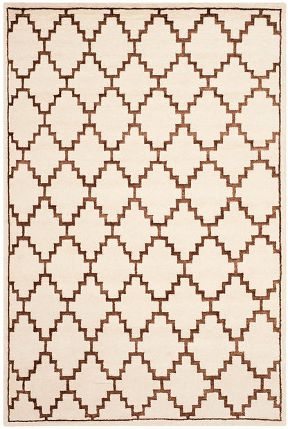 Safavieh Mosaic Mos160A Ivory / Brown Geometric Area Rug