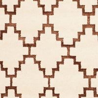 Safavieh Mosaic Mos160A Ivory / Brown Geometric Area Rug