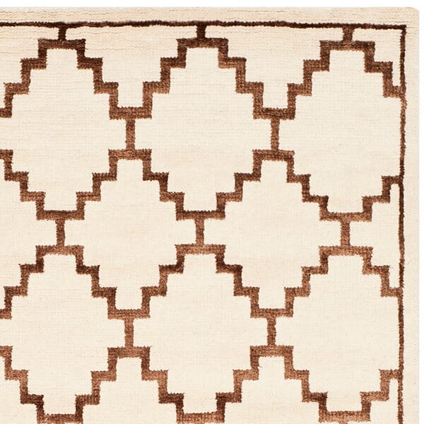 Safavieh Mosaic Mos160A Ivory / Brown Rugs.