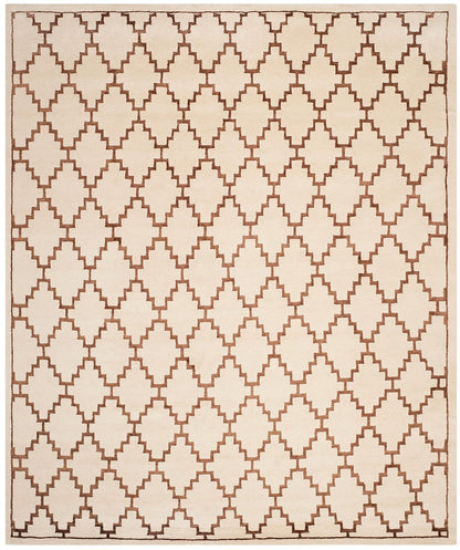 Safavieh Mosaic Mos160A Ivory / Brown Geometric Area Rug