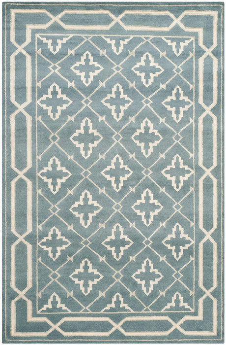 Safavieh Mosaic Mos163A Blue / Beige Rugs.