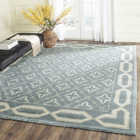 Safavieh Mosaic Mos163A Blue / Beige Rugs.