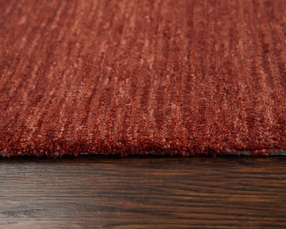 Rizzy Mason Park Mpk101 Rust Solid Color Area Rug