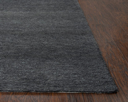 Rizzy Mason Park Mpk103 Charcoal Solid Color Area Rug