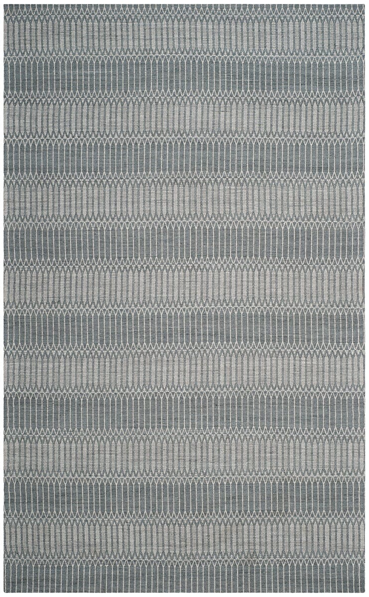 Safavieh Marbella Mrb124A Silver Striped Area Rug