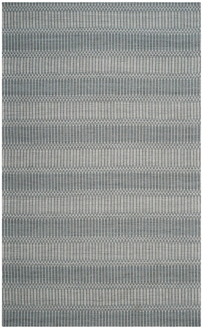 Safavieh Marbella Mrb124A Silver Striped Area Rug