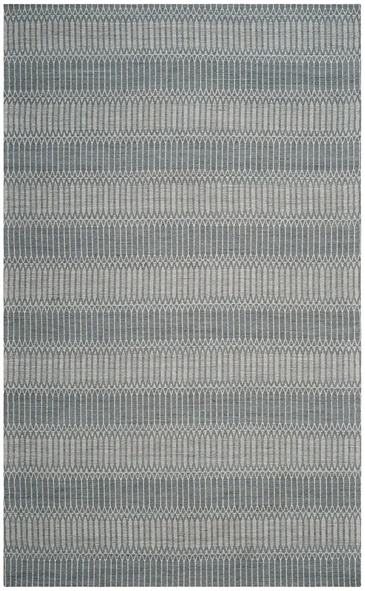 Safavieh Marbella Mrb124A Silver Striped Area Rug