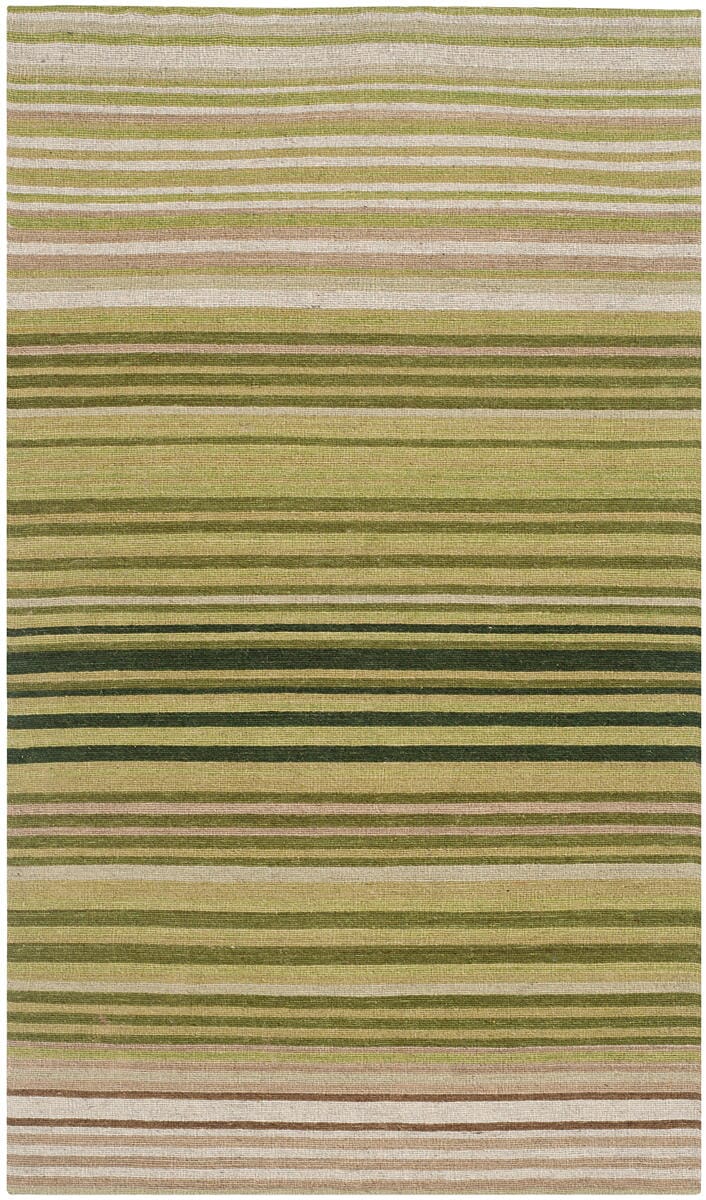 Safavieh Marbella Mrb273A Green Striped Area Rug