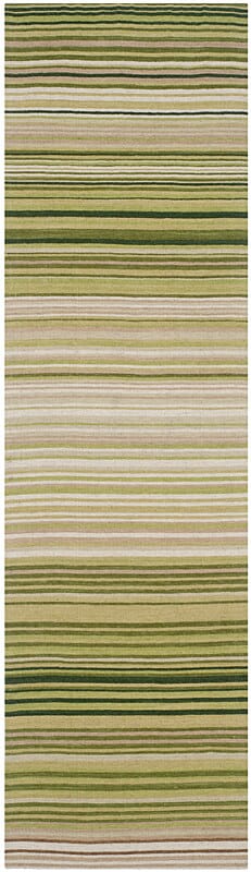 Safavieh Marbella Mrb273A Green Striped Area Rug