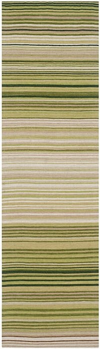 Safavieh Marbella Mrb273A Green Striped Area Rug