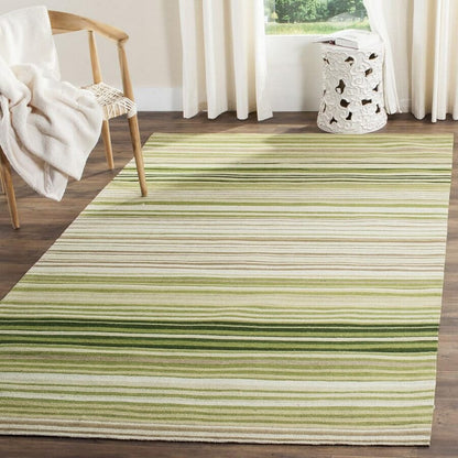 Safavieh Marbella Mrb273A Green Striped Area Rug