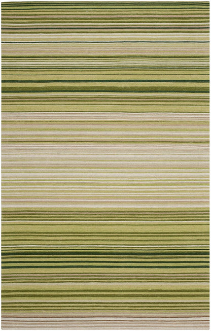 Safavieh Marbella Mrb273A Green Striped Area Rug