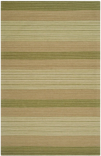 Safavieh Marbella Mrb283A Green Striped Area Rug