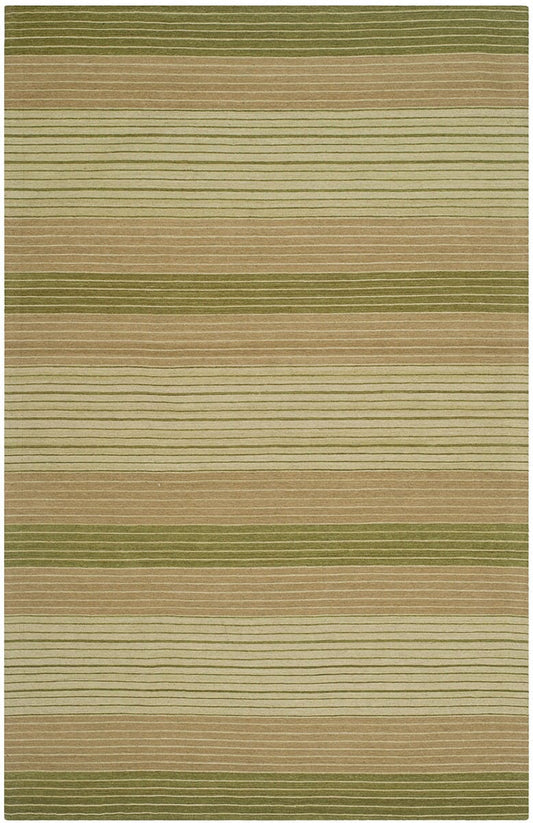 Safavieh Marbella Mrb283A Green Striped Area Rug