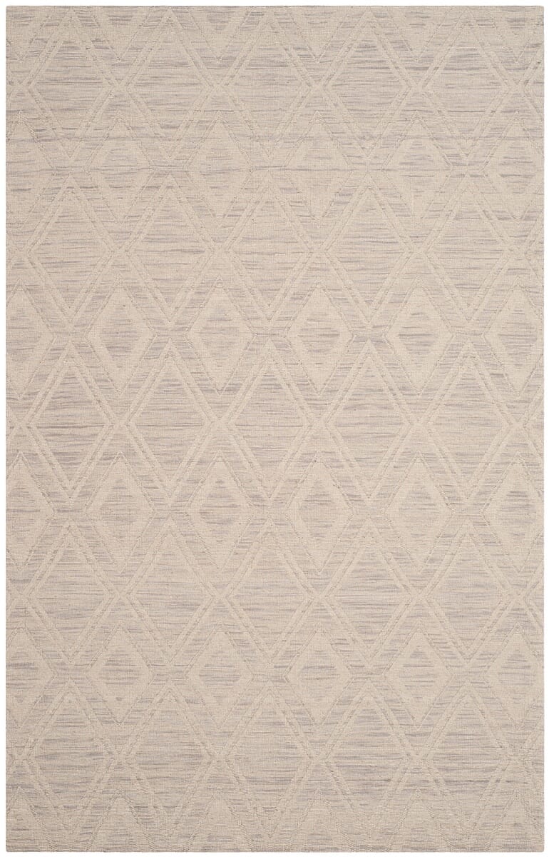 Safavieh Marbella Mrb312A Silver / Ivory Geometric Area Rug