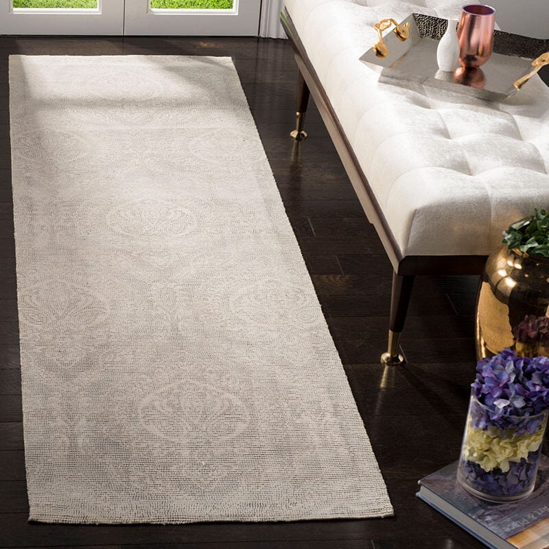 Safavieh Marbella Mrb405E Taupe / Ivory Damask Area Rug