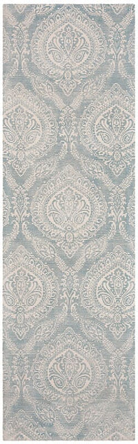 Safavieh Marbella Mrb405K Turquoise / Ivory Damask Area Rug