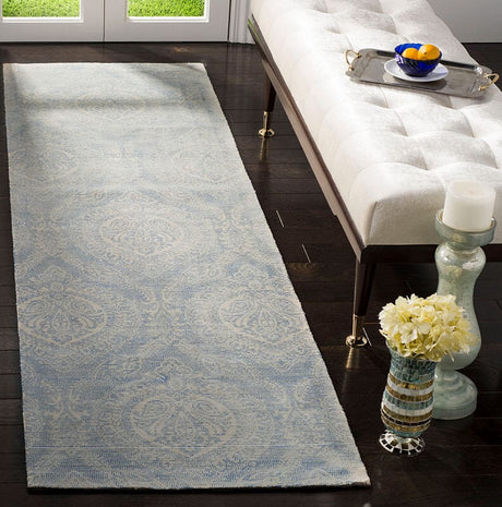 Safavieh Marbella Mrb405M Blue / Ivory Rugs.