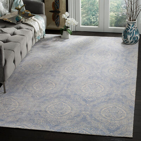 Safavieh Marbella Mrb405M Blue / Ivory Rugs.