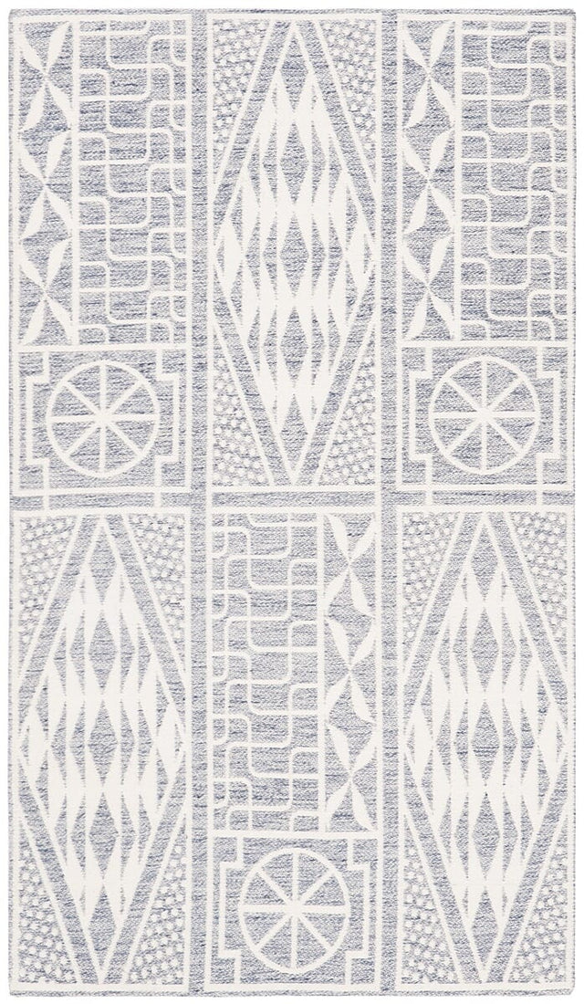 Safavieh Marbella Mrb609M Blue / Ivory Rugs.