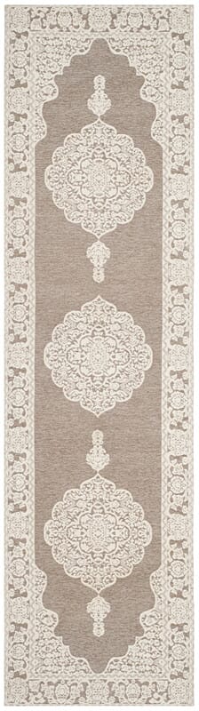 Safavieh Marbella Mrb615A Light Grey / Ivory Area Rug