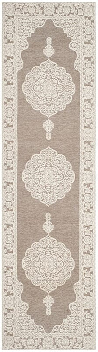 Safavieh Marbella Mrb615A Light Grey / Ivory Area Rug