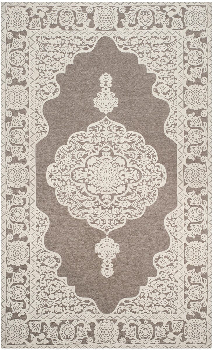 Safavieh Marbella Mrb615A Light Grey / Ivory Area Rug