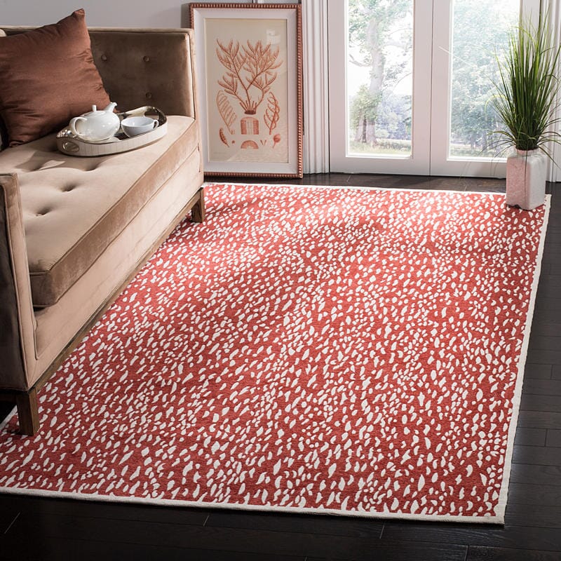 Safavieh Marbella Mrb657R Red / Ivory Geometric Area Rug