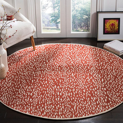 Safavieh Marbella Mrb657R Red / Ivory Geometric Area Rug