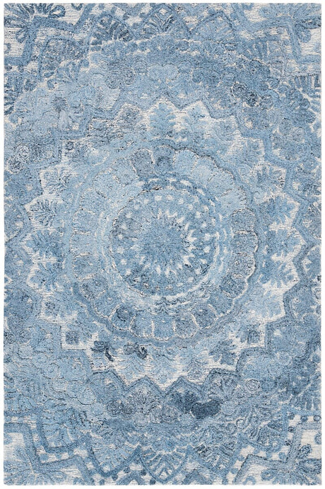 Safavieh Marquee Mrq110D Blue/Ivory Rug.