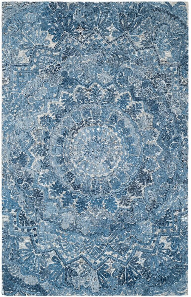 Safavieh Marquee Mrq110D Blue/Ivory Rug.