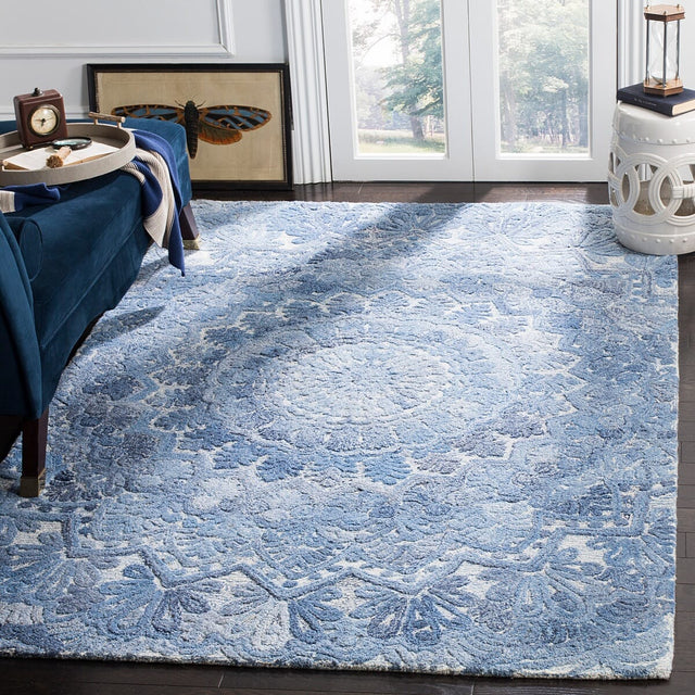 Safavieh Marquee Mrq110D Blue/Ivory Rug.