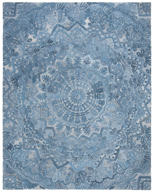 Safavieh Marquee Mrq110D Blue/Ivory Rug.