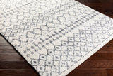 Surya Maroc Shag Mrs-2310 Medium Gray, White Rugs.
