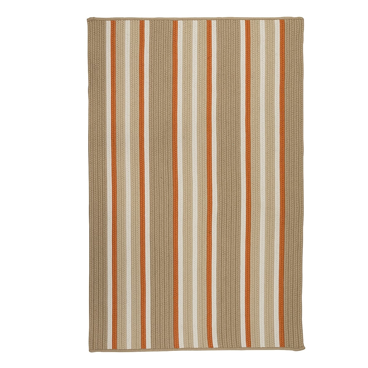 Colonial Mills Mesa Stripe Ms36 Rusted Sand Striped Area Rug