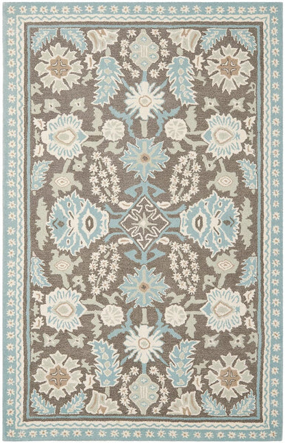 Safavieh Martha Stewart Msj5541A Robins Egg Floral / Country Area Rug