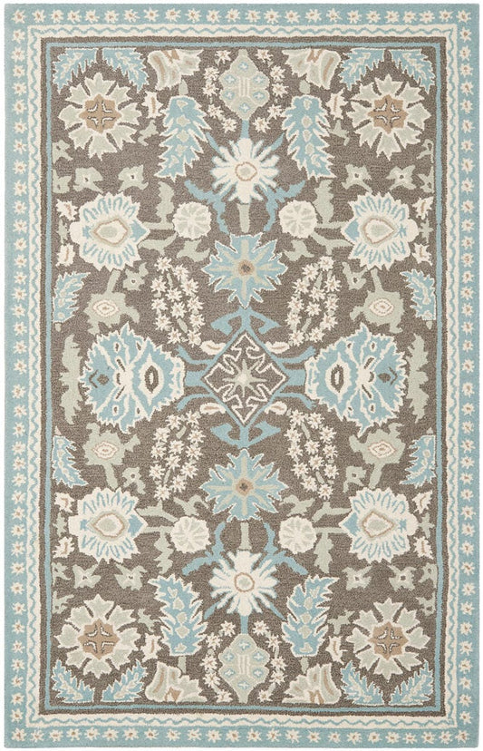 Safavieh Martha Stewart Msj5541A Robins Egg Floral / Country Area Rug