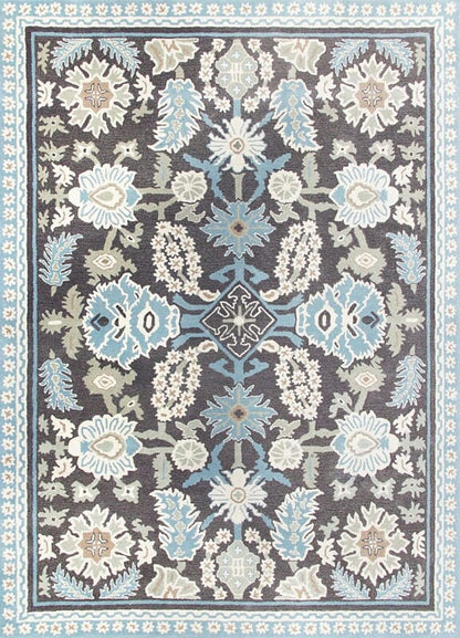 Safavieh Martha Stewart Msj5541A Robins Egg Floral / Country Area Rug