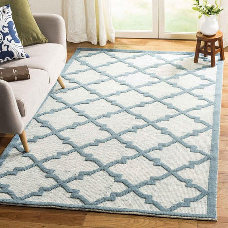 Safavieh Martha Stewart Msr2552B Ivory / Light Blue Rugs.