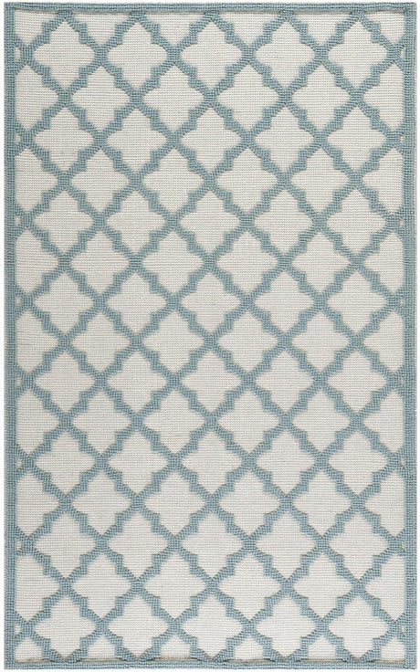 Safavieh Martha Stewart Msr2552B Ivory / Light Blue Rugs.