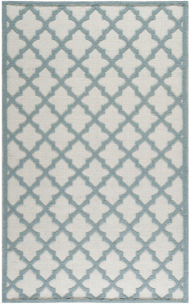 Safavieh Martha Stewart Msr2552B Ivory / Light Blue Rugs.