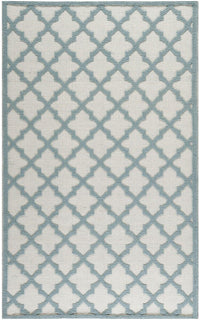 Safavieh Martha Stewart Msr2552B Ivory / Light Blue Geometric Area Rug