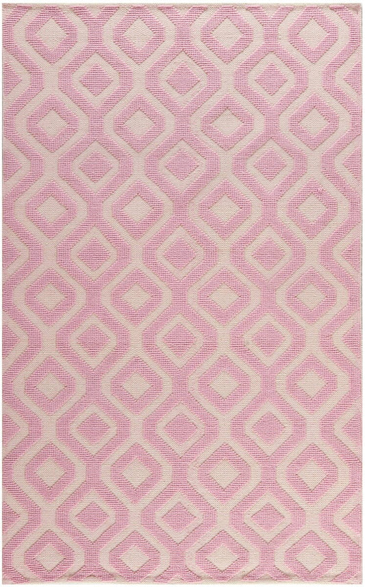 Safavieh Martha Stewart Msr2556A Ivory / Pink Geometric Area Rug